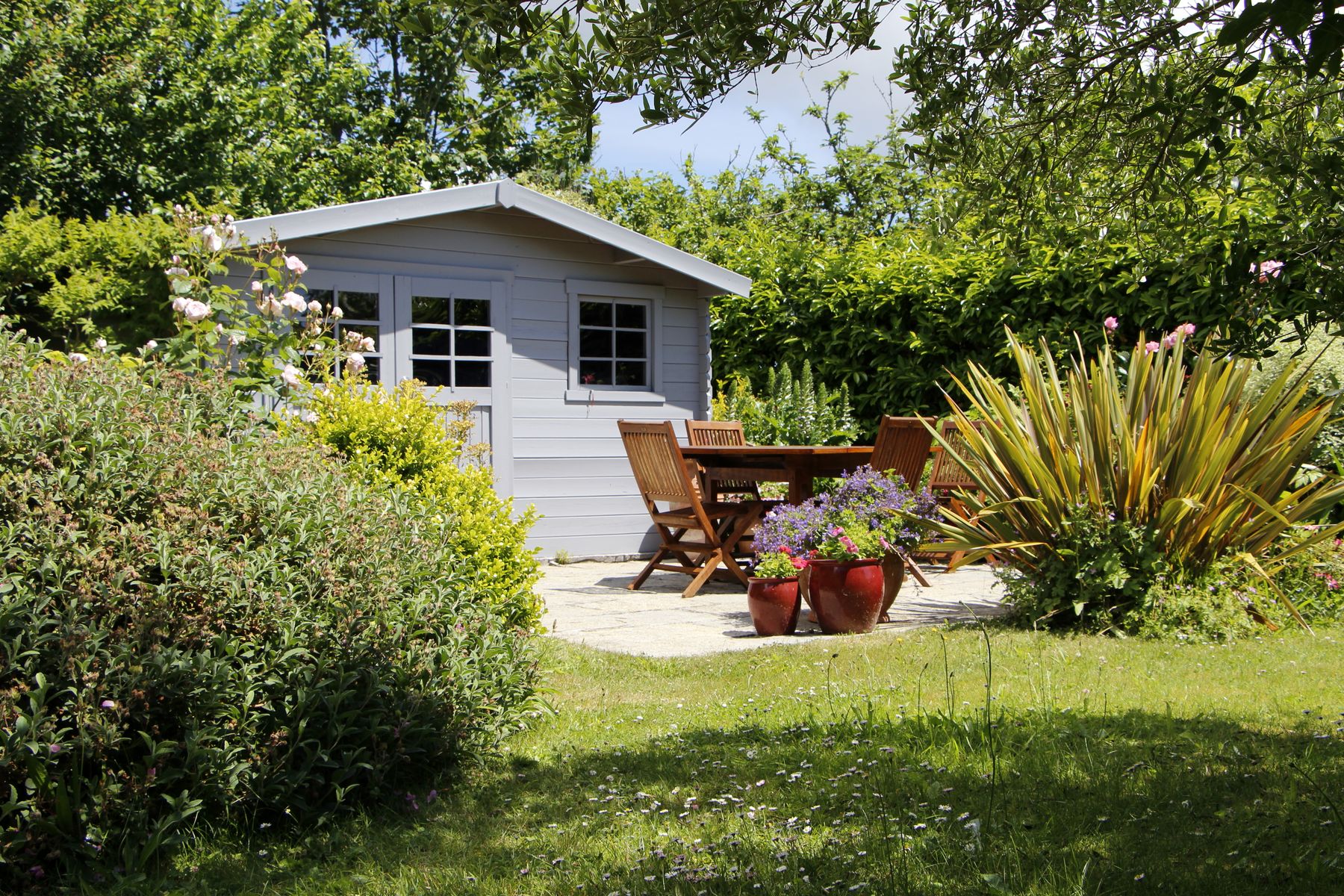 chalet de jardin fini