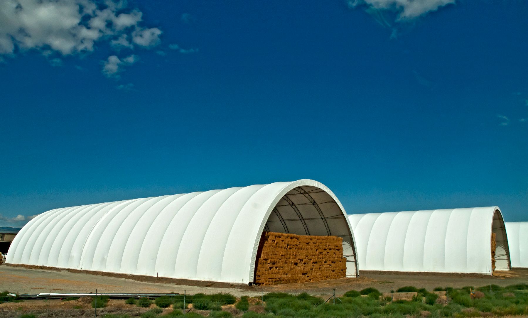 tunnels agricole pour abriter le foin