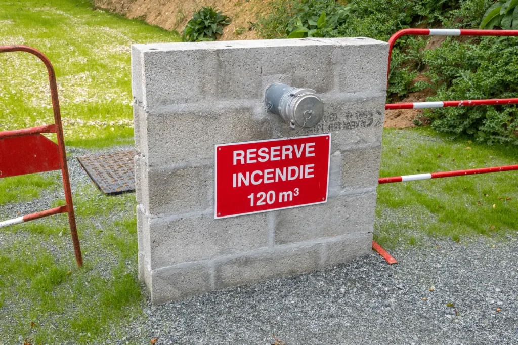 récupération d'eau pour reserve incendie