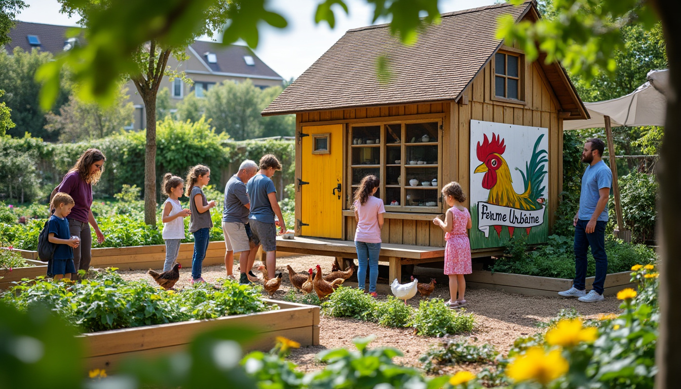 découvrez comment la mairie met à disposition des poulaillers pour favoriser l'autonomie alimentaire des habitants. un projet innovant qui encourage l'élevage de poules et le retour à des pratiques durables.