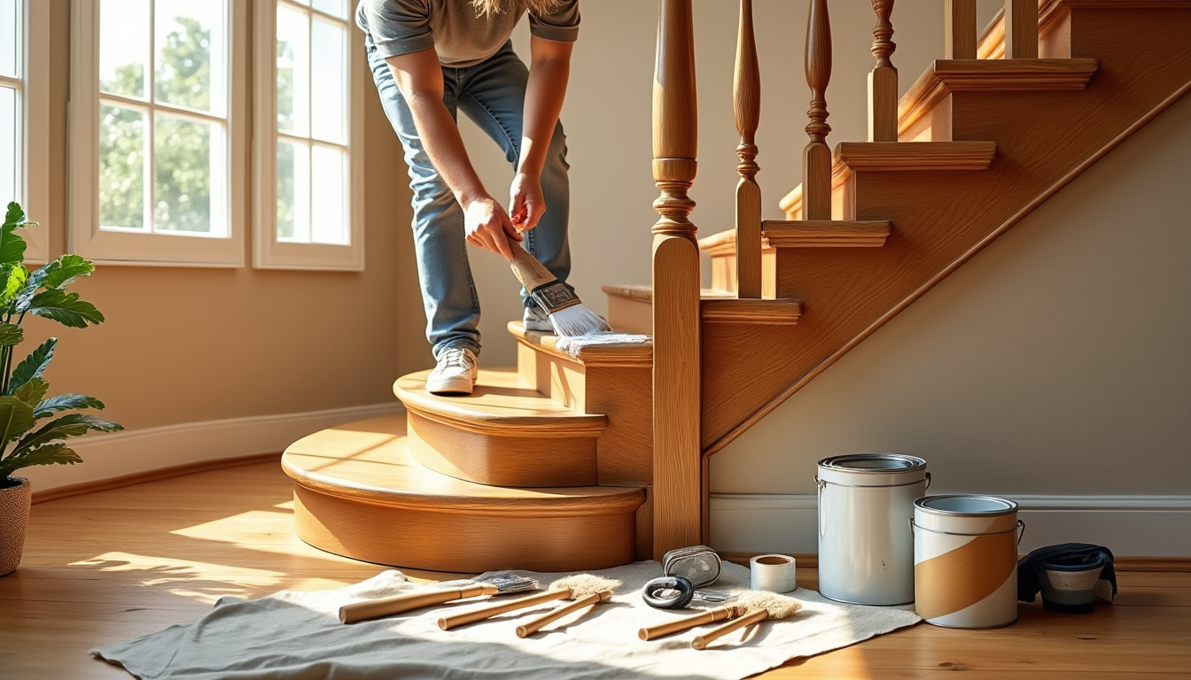 découvrez nos astuces et étapes détaillées pour peindre facilement votre escalier en bois. transformez votre espace en quelques étapes simples et apprenez à choisir les meilleures peintures pour un résultat durable et esthétique.